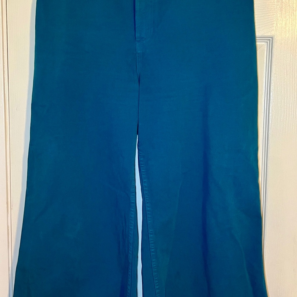 Marine Blue Big Bud Press High-Waisted Bell Bottoms - Picture 2 of 5